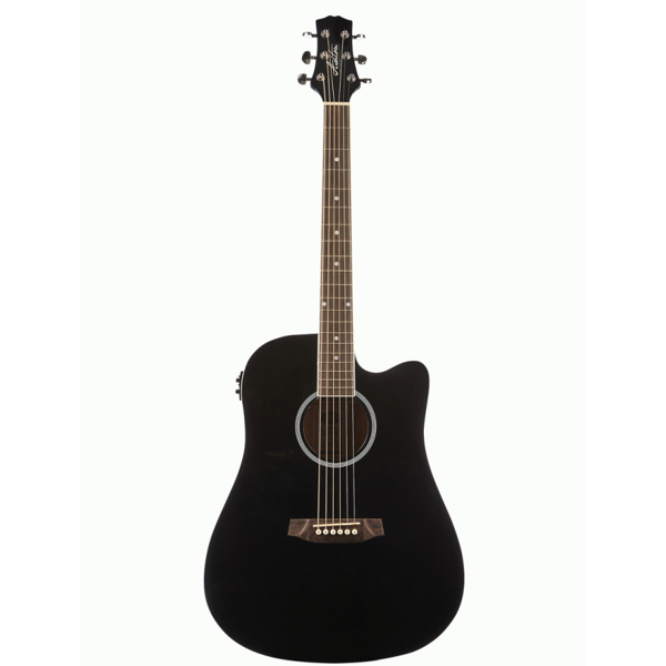 Гитара ASHTON D20CEQBK DREADNOUGHT CUTAWAY AND EQ