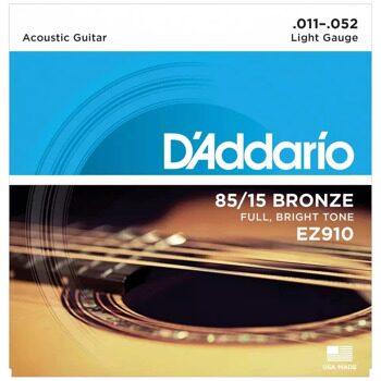 СТРУНЫ D'ADDARIO ДЛЯ АКУСТИЧЕСКОЙ ГИТАРЫ